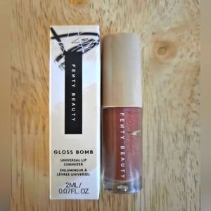 🦋2/$30! FENTY BEAUTY Gloss Bomb Lip Luminizer RiRi Clutch Size